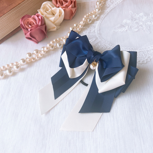 221ハートパール ヘアゴム キッズ フォーマル 入園準備 卒園式 はね返し 