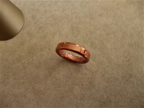指輪　(7号)　緋銅　銅（R5001) 1枚目の画像
