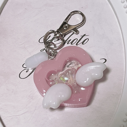 No.10 水色 ピンク 2点セット♡ 天使 羽 ハートシェイカー No.10 水色 ピンク 2点セット♡ 天使 羽 ハートシェイカー