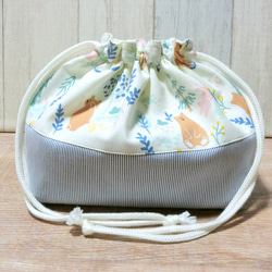 カラフル☆バルーンくまさん お弁当袋 コップ袋 ハンドメイド カラフル☆バルーンくまさん お弁当袋 コップ袋 ハンドメイド