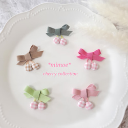 ❁ さくらんぼ の ヘアクリップ or ヘアゴム ❁ ベビー キッズ