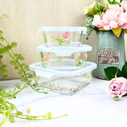 エジリー　インペリアルローズ　ホーロー　保存容器　６個セット　薔薇　ローズ　姫 エジリー インペリアルローズ ホーロー 保存容器 6個セット