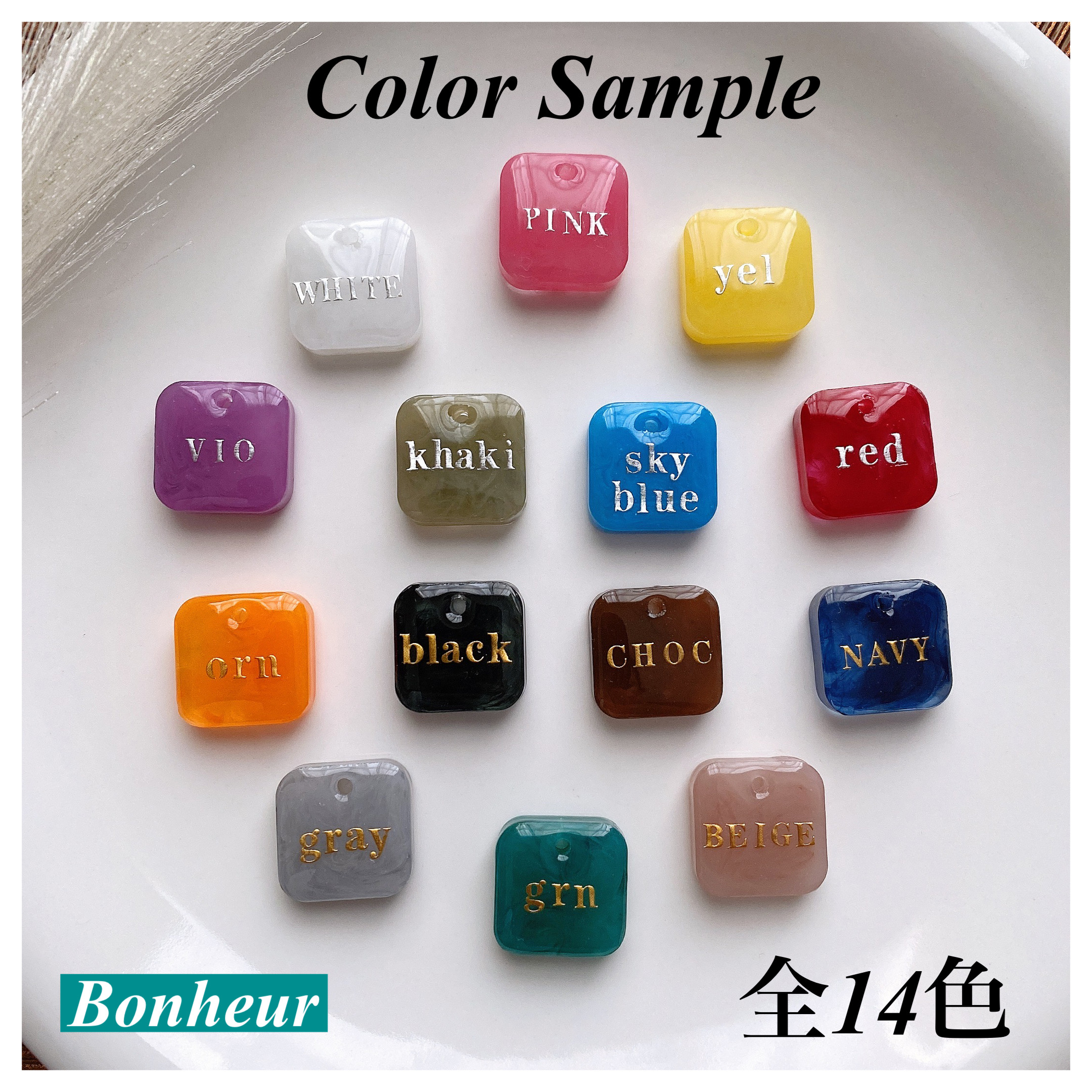 レジンで写真チャーム きなこ様ご確認用ページ オーダー品