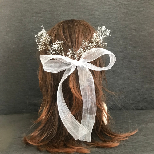 プリザーブドフラワー かすみ草 卒業式 結婚式 成人式 袴 振袖 プリザーブドフラワー かすみ草 卒業式 結婚式 成人式 袴 振袖