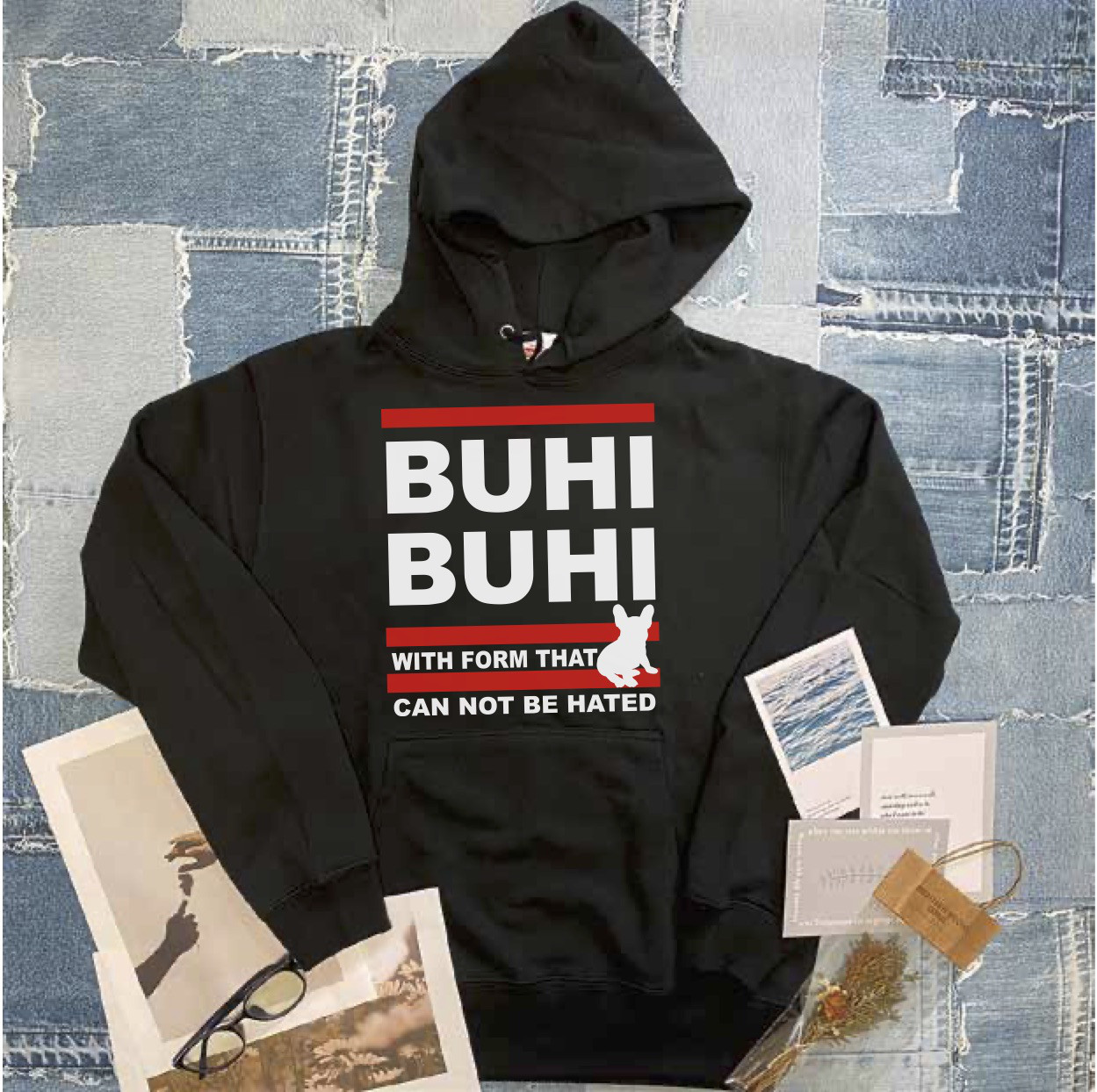 送料無料 (一部地域を除く) フレンチブルドッグ フレブル 子犬 お揃い バンドT ロック ロゴ