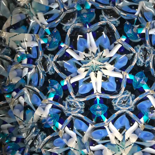 万華鏡☆海の色☆ブルー系☆宮古島 直径25mm (小) その他インテリア