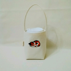刺繍バッグ ドリンクバッグ 環境保護バッグ 握手ドリンクバッグ コーヒーバッグ 6枚目の画像