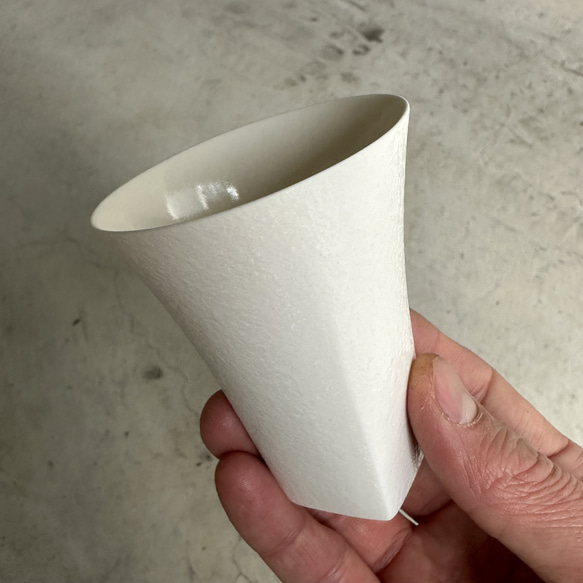 薄造り白磁杯3種セット（粉雪・みぞれ・薄氷） 9枚目の画像