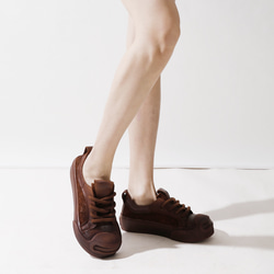 ☀23款新款☀牛皮女士運動鞋高跟鞋2色22.5cm～25cm#638 第1張的照片