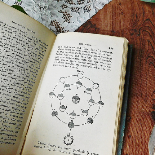 19世紀 天文学 イギリスのヴィンテージ本 宇宙 アンティークブック