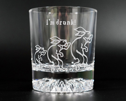 新品未使用ウサギのロックグラス4個セット acaba3345d880356633488b5d4919a