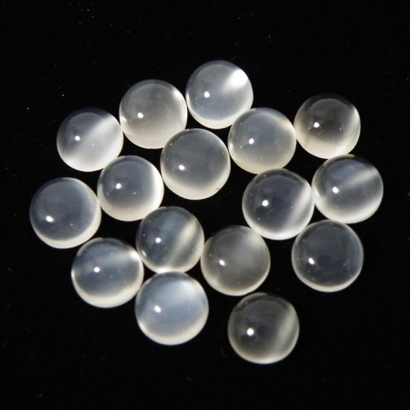 【在庫限り】天然石 ルース 卸売　ムーンストーン moonstone　ラウンドカボション　10mm 2枚目の画像