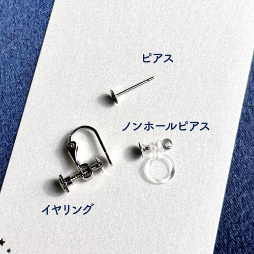 恐竜ピアス/イヤリング/ノンホールピアス✩.*˚8種類からお選び