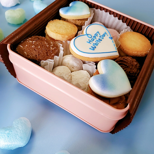 アロマストーン✨クッキーアンページです♡ ホワイトデークッキー缶 クッキー CAN-tasticcookies! 通販