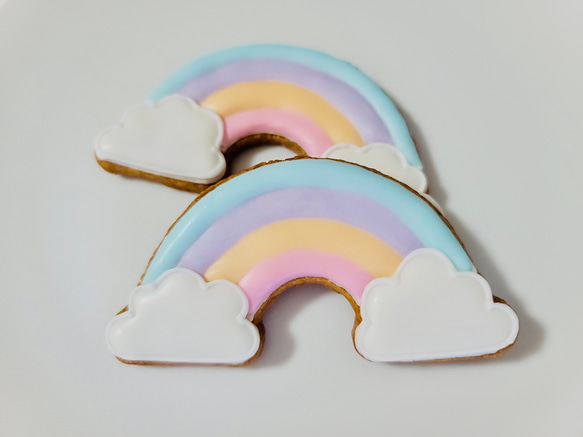 『雨のあとには虹がでる』クッキー型　クッキーカッター 5枚目の画像