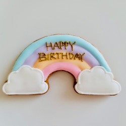 『雨のあとには虹がでる』クッキー型　クッキーカッター 4枚目の画像