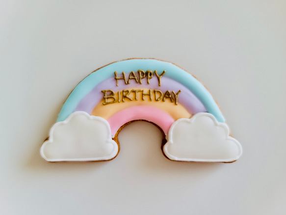 『雨のあとには虹がでる』クッキー型　クッキーカッター 4枚目の画像