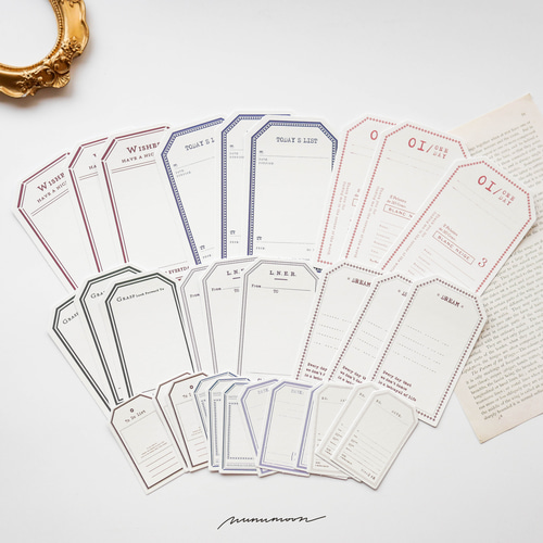 コラージュ素材おまとめセット 再入荷】コラージュ素材セット ギフトボックス ノート メモ 素材