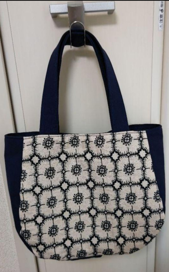 ミナペルホネン ハンドメイド マチ付きトートバッグ ハンドメイド