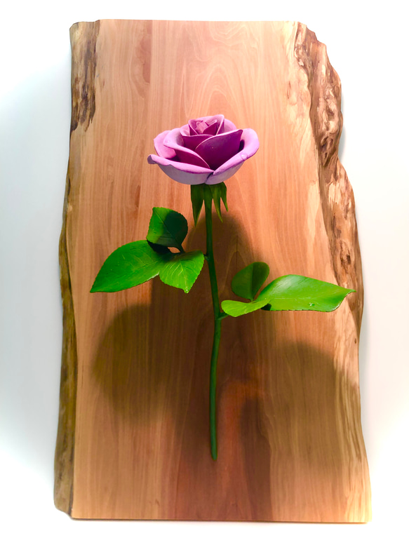 木彫　バラ 1枚目の画像