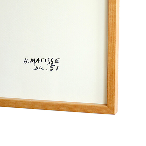 額縁付き] アンリ・マティス「低木」大型サイズ アートポスター