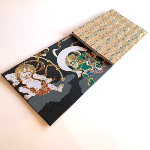 風神雷神図』 風神雷神御朱印帳 見開き御朱印帳 B5サイズ 風神雷神