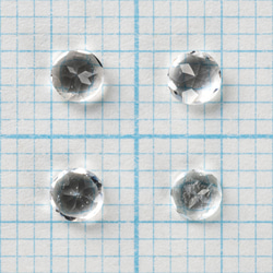 1粒売り　宝石質モルガナイトAAAA　ルース　ラウンドファセットカット3×3mm 3枚目の画像