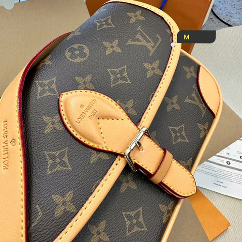 【ヴィンテージ風のデザイン♪】ルイヴィトン★ショルダーバッグ お洒落なペイントに注目！！】ルイヴィトン ショルダーバッグ