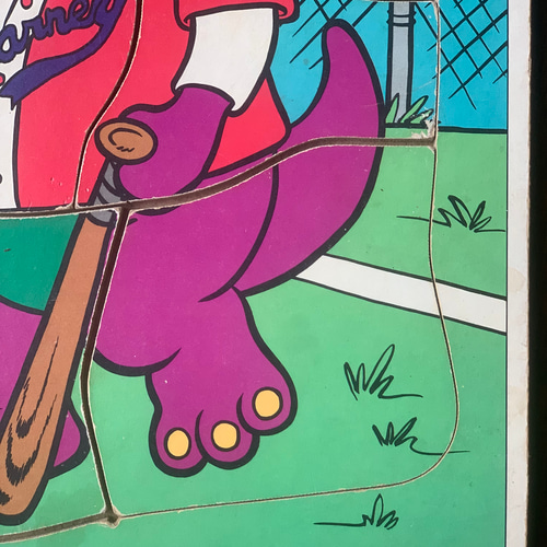 ビンテージ 90s Barney バーニー 野球 ベースボール 人形 フィギュア ビンテージ 90s Barney バーニー 野球 ベースボール 人形 フィギュア