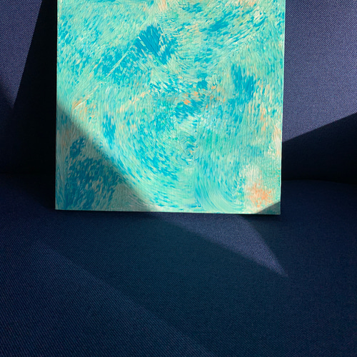 モネをリスペクト「睡蓮の池」2アクリル画・原画・正方形S3 モネをリスペクト「睡蓮の池」2アクリル画・原画・正方形S3