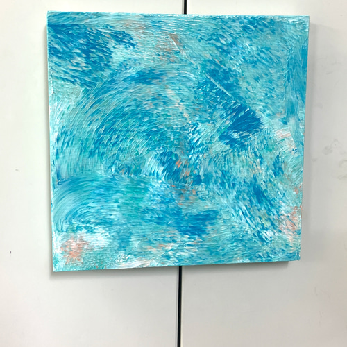 モネをリスペクト「睡蓮の池」2アクリル画・原画・正方形S3 モネをリスペクト「睡蓮の池」2アクリル画・原画・正方形S3