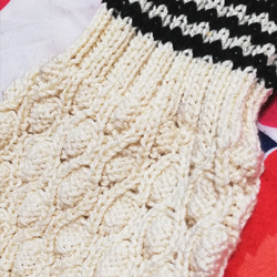 手編みカバー　fashy 2リットル　繭玉編み　棒針　湯たんぽ　氷まくら　一年中　綿　母の日ギフト 4枚目の画像