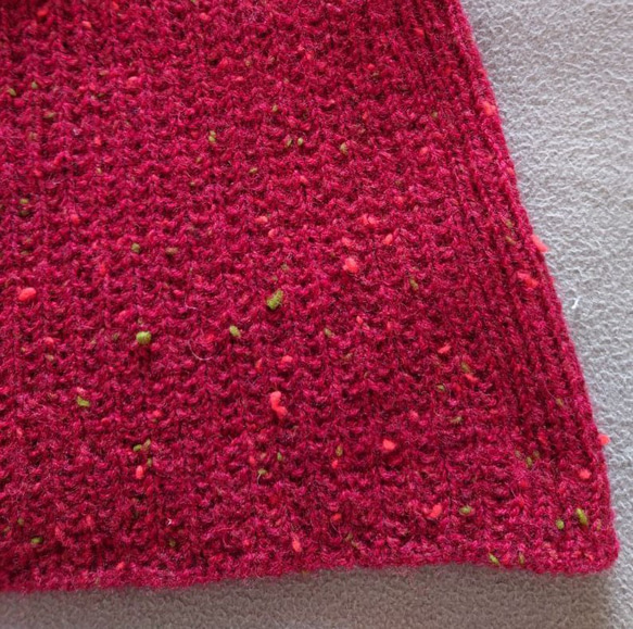 【即納】リブ編みのセーターウール100%のツイード糸手編み送料無料 7枚目の画像