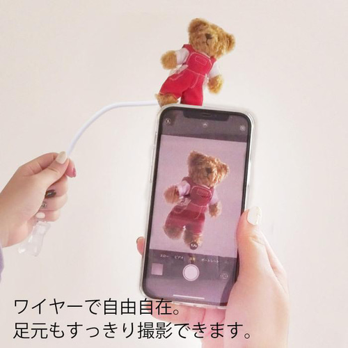 ワイヤータイプ】 ぬいぐるみ 自撮り棒 その他雑貨 hawkeye 通販