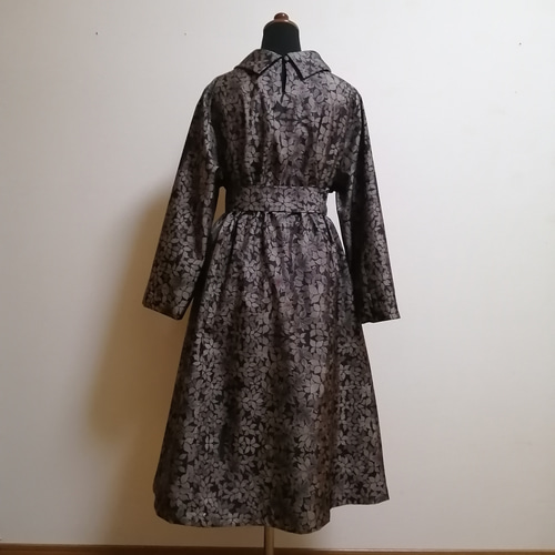 SOLD 着物リメイク ワンピース 大島紬 ワンピース さらあお 通販