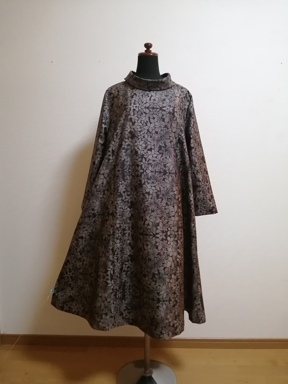 SOLD 着物リメイク ワンピース 大島紬 ワンピース さらあお 通販