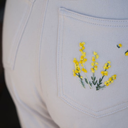 【參與眾籌】含羞草花刺繡~參與Creema Springs 第10張的照片