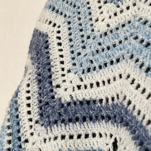 シェブロン模様のギザギザストール ストール show_myfavorite 通販