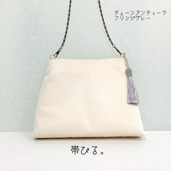 ✳︎Handbag ✳︎ハンドバッグ✳︎西陣✳︎きものバッグ✳︎パーティバッグ✳︎チェーン✳︎ 5枚目の画像