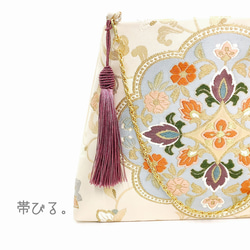 ✳︎Handbag ✳︎ハンドバッグ✳︎西陣✳︎きものバッグ✳︎パーティバッグ✳︎チェーン✳︎ 7枚目の画像