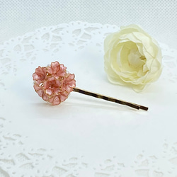 桜玉 ヘアピン ピンク 3枚目の画像