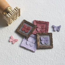 Wax seal stamp │ Antique butterfly │ シーリングスタンプ【22mm】 1枚目の画像