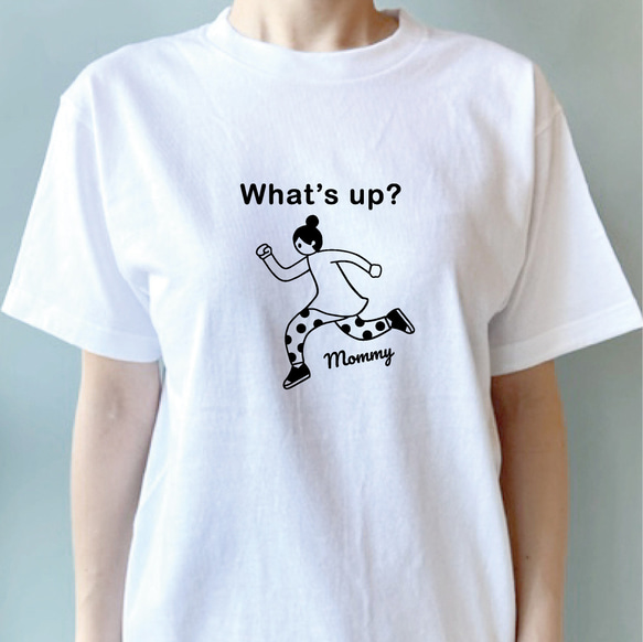 【名前可】What's up? Tシャツ 選べるファミリーデザイン【母の日迄にお届け4/29締切】 2枚目の画像