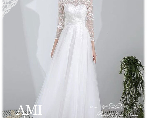 ウエディングドレス ウェディングドレス 長袖 Aライン 結婚式 前 ウエディングドレス ウェディングドレス 長袖 Aライン 結婚式 前