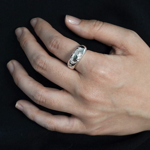 月と星のリング シルバー《送料無料》PY-342 指輪・リング poonys 通販