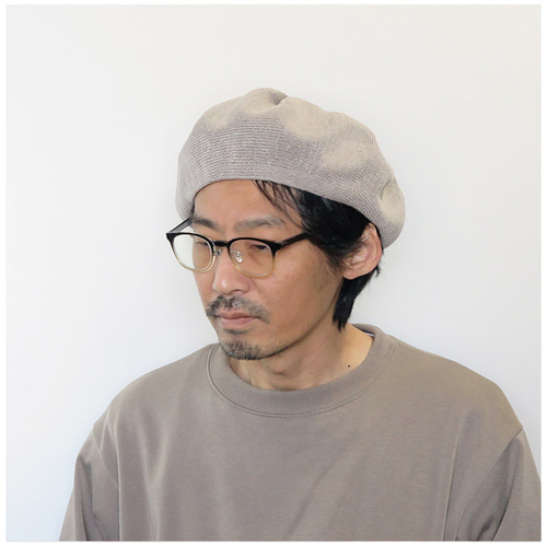 春夏向け リネン ベレー 凹凸シルエットが新鮮～ホイップド
