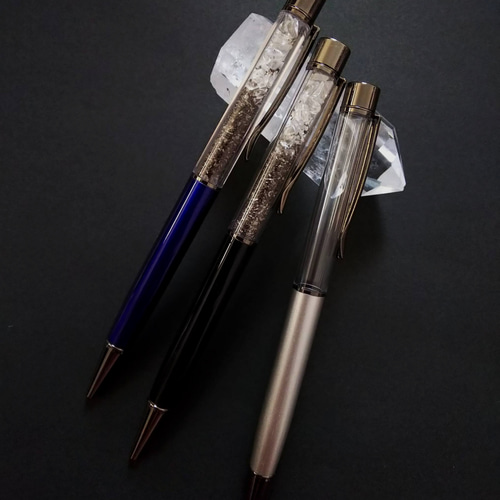 ギベオン 隕石 水晶 ボールペン ペン・筆記用具 moon-olive 通販