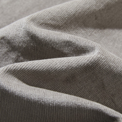 寬鬆迷人的燈芯絨襯衫，淺灰色 230208-1 第8張的照片