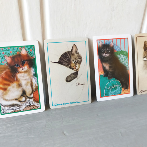 猫 ネコ CATS！コラージュ6点セット【U.S.A.】【England】【Germany