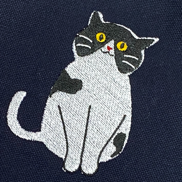 【特價限定】八件貓咪刺繡帆布包附內袋【免運費】 第3張的照片